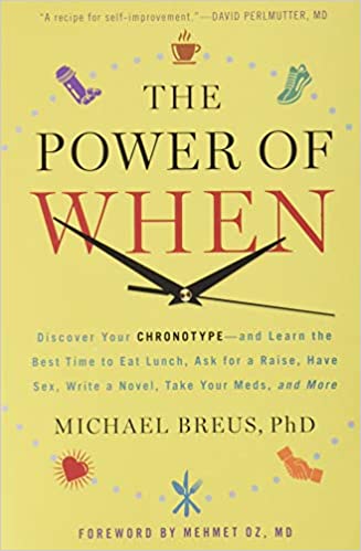 The power of when book for improving physical wellbeing. wellbeing toolkits