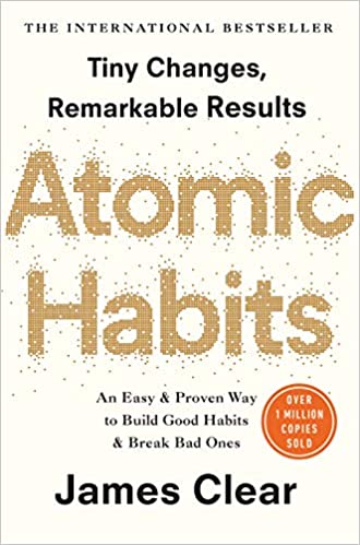 Atomic Habits book for improving physical wellbeing. wellbeing toolkits