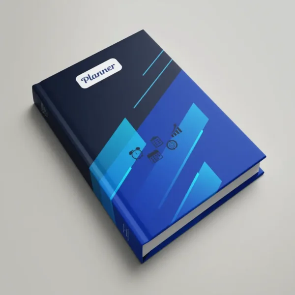 Undated 12 month planner hardcover