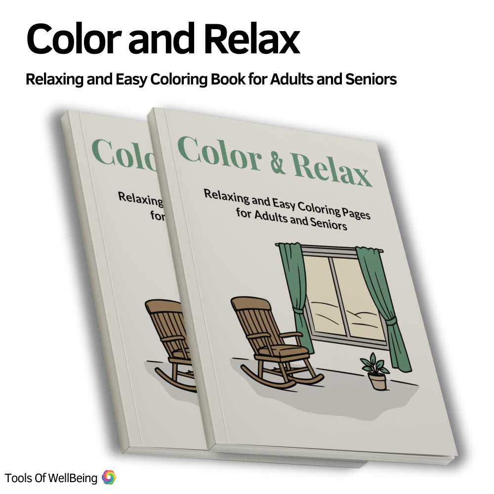 color and relax coloring book for adults and seniors book cover