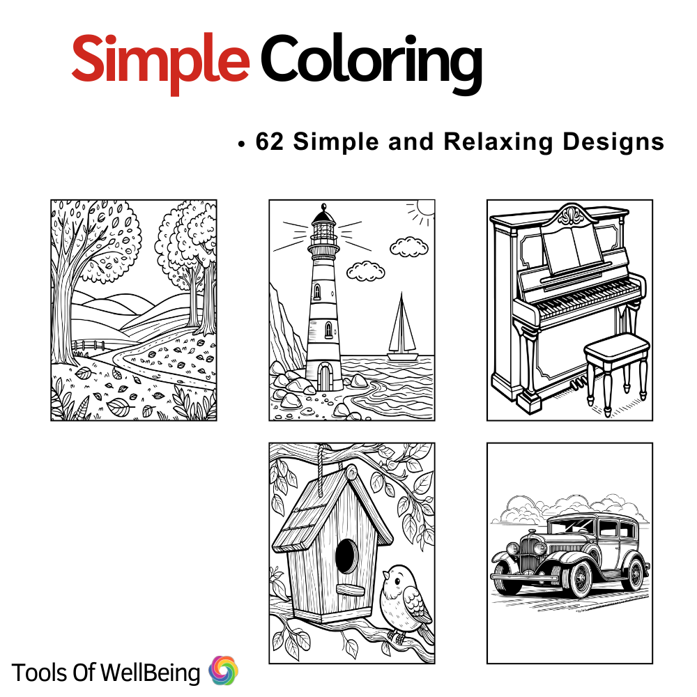 color and relax coloring book for seniors and adults content