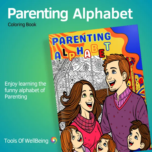 Parenting Alphabet coloring book cover