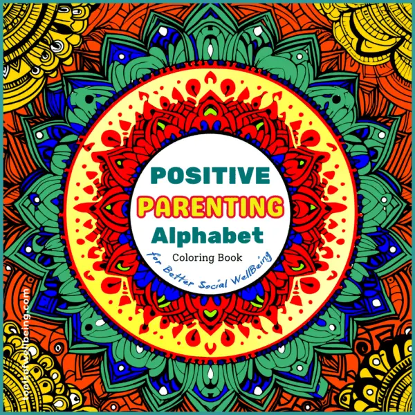 Positive Parenting coloring Printable book cover