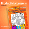 Productivity Lessons Coloring Book Cover