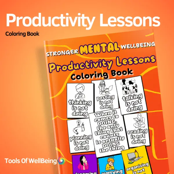 Productivity Lessons Coloring Book Cover