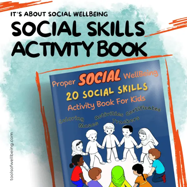 Social skills activity book for kids book cover